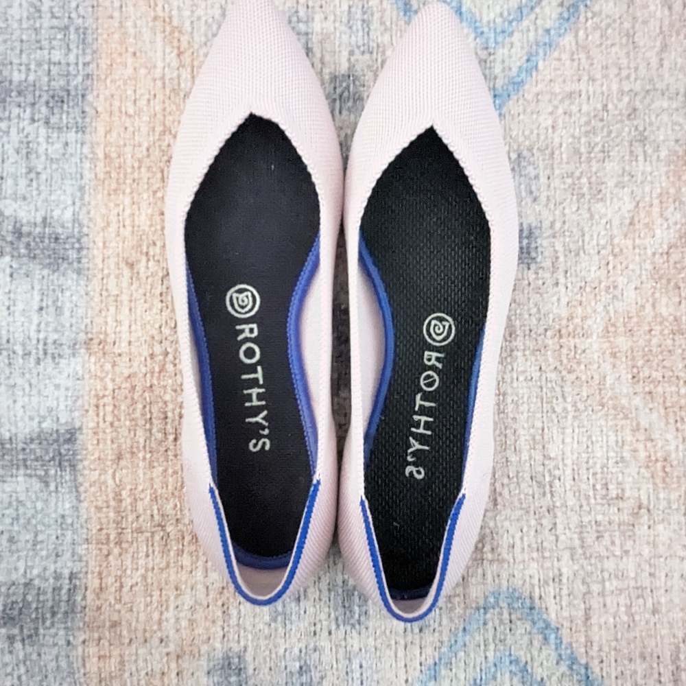 Rothy's The Point Petal Pink 8.5